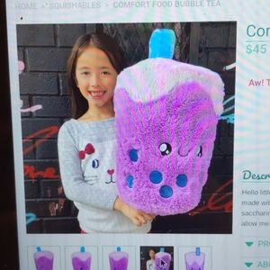 Bubble boba tea Squishable (sold out online!)